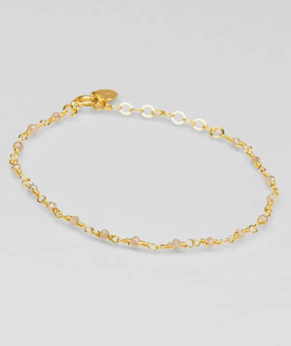 Bracelet inde labradorite^Une A Une Sale