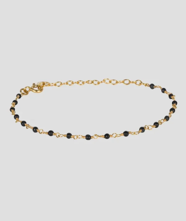 Bracelet inde noir^Une A Une Hot