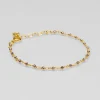 Bracelet inde pyrite^Une A Une Sale