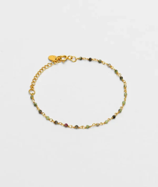 Bracelet Inde Rubis Zoïsite^Une A Une Sale