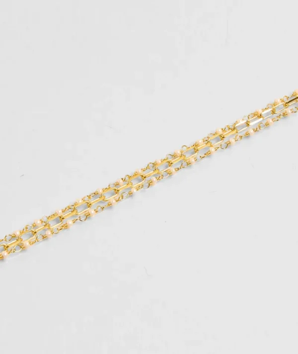 Bracelet Inde Triple Nacre^Une A Une Clearance