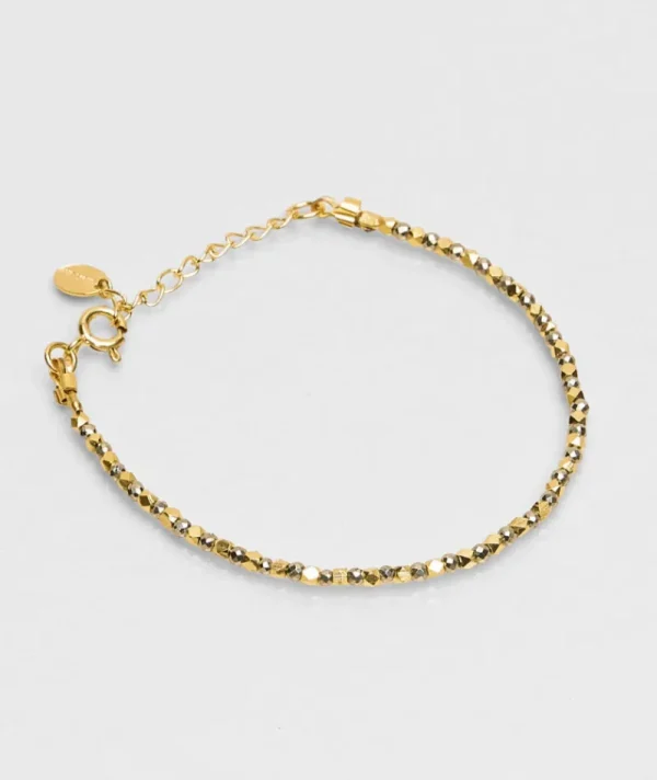 Bracelet jaipur pyrite^Une A Une Fashion