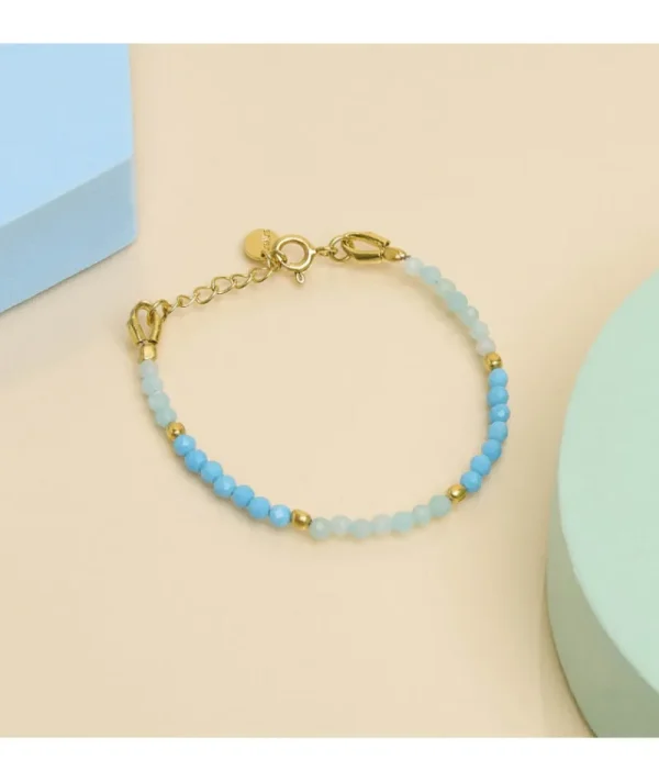 Bracelet Kid Guimauve Amazonite^Une A Une Hot