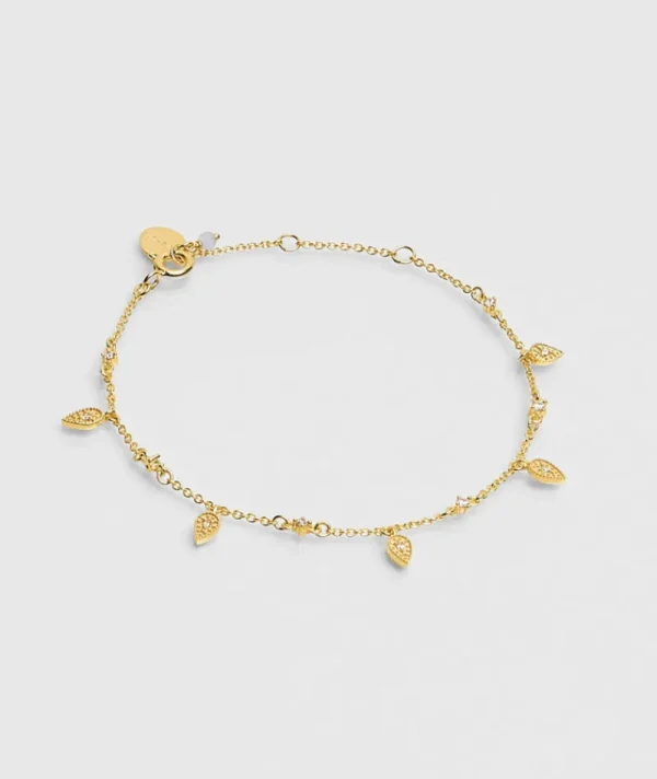 Bracelet Leaf Blanc^Une A Une Clearance