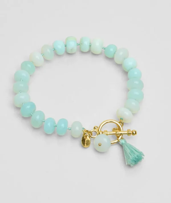 Bracelet Lollies Aqua Calcédoine^Une A Une Outlet