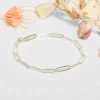 Bracelet maillons argent^Une A Une Sale