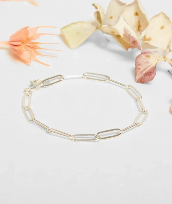 Bracelet maillons argent^Une A Une Sale
