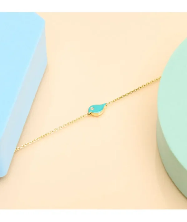 Bracelet oiseau turquoise^Une A Une Best