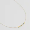 Collier Baguette 5 Crystal Bleu^Une A Une Outlet