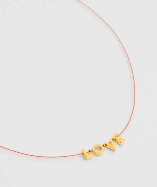 Collier Câble Love^Une A Une Fashion