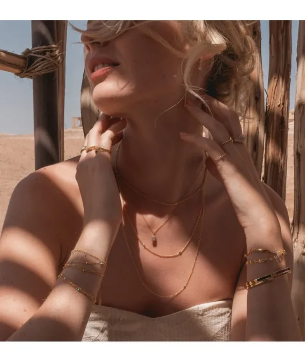 Collier Chennai Blanc^Une A Une Hot