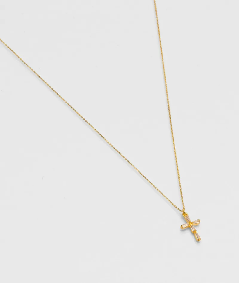 collier_croix_zircons_bla_0.webp Collier Croix Zircons Blancs^Une A Une Clearance