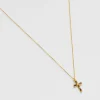 Collier Croix Zircons Noirs^Une A Une New