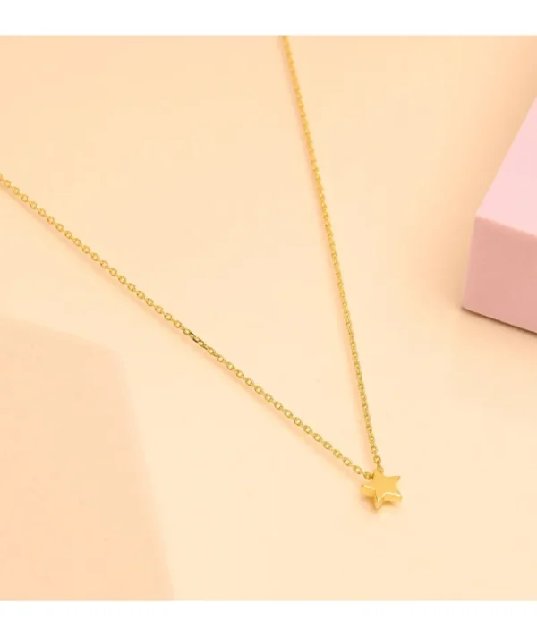 Collier etoile or^Une A Une Sale