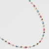 Collier Féerie Rouge^Une A Une Clearance