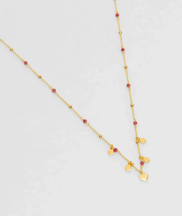 Collier Goa Charm Coeur^Une A Une Discount