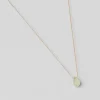 Collier Goutte Calcédoine Verte^Une A Une Outlet