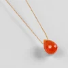 Collier Goutte Cornaline^Une A Une Fashion