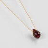 Collier Goutte Grenat^Une A Une Fashion
