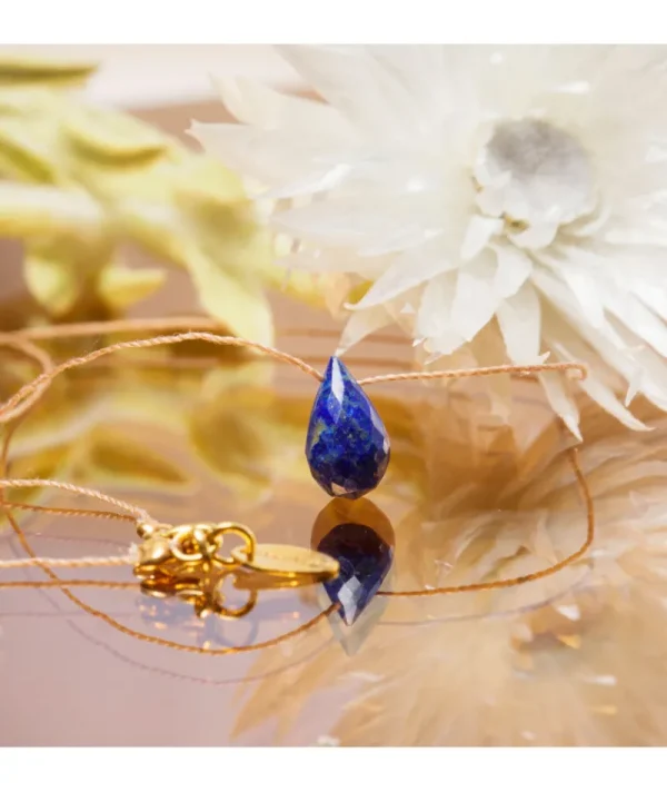 Collier Goutte Lapis Lazuli^Une A Une New