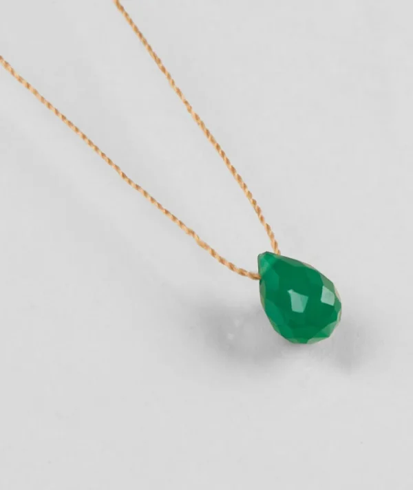 Collier Goutte Onyx Vert^Une A Une Best