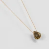Collier Goutte Pyrite^Une A Une Hot