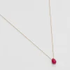Collier Goutte Rubis^Une A Une Hot