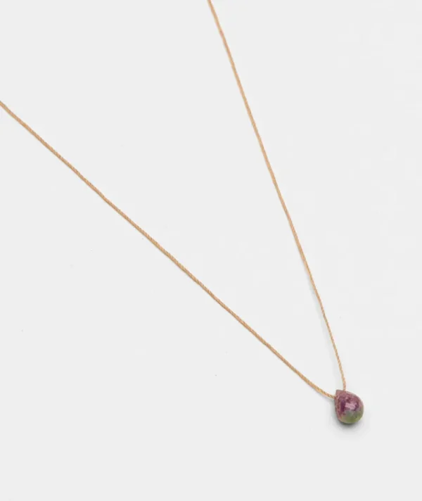 Collier Goutte Rubis Zoisite^Une A Une Sale