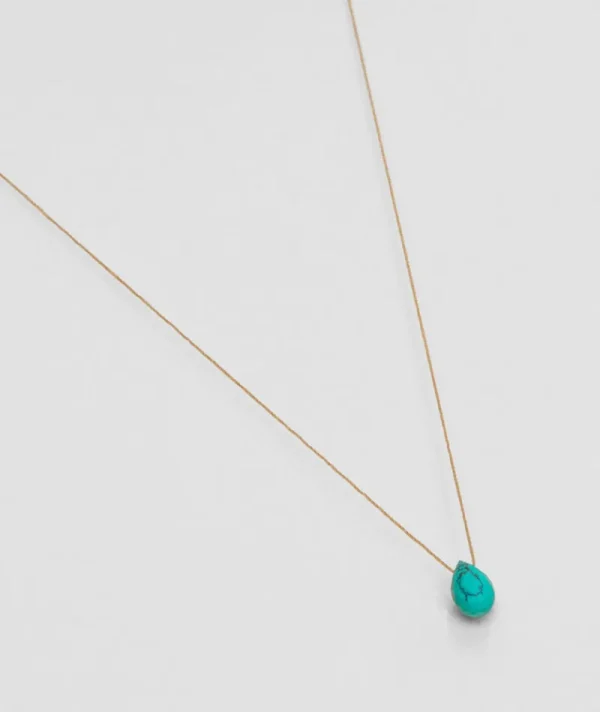 Collier Goutte Turquoise^Une A Une Outlet