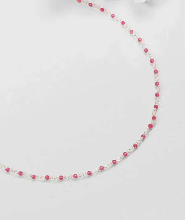 Collier inde argent framboise^Une A Une Outlet