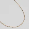 Collier inde bordeaux^Une A Une Outlet