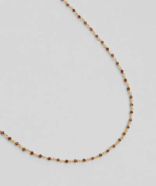 Collier inde bordeaux^Une A Une Outlet