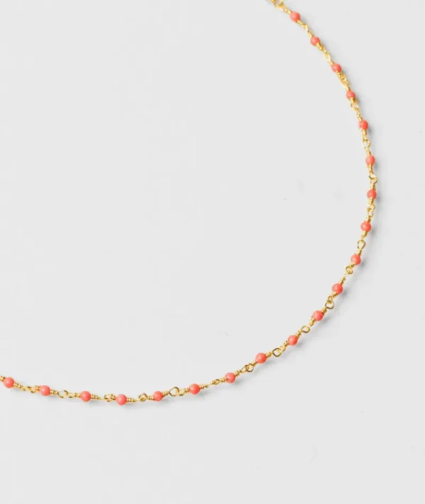 Collier inde corail^Une A Une New
