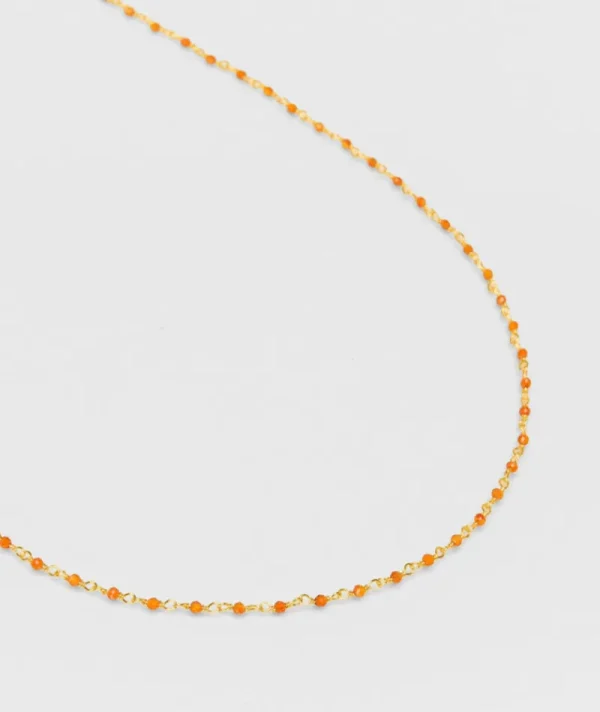 Collier inde cornaline^Une A Une Sale