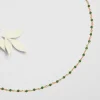 Collier inde emeraude^Une A Une Online