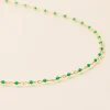 Collier inde enfant emeraude^Une A Une Sale