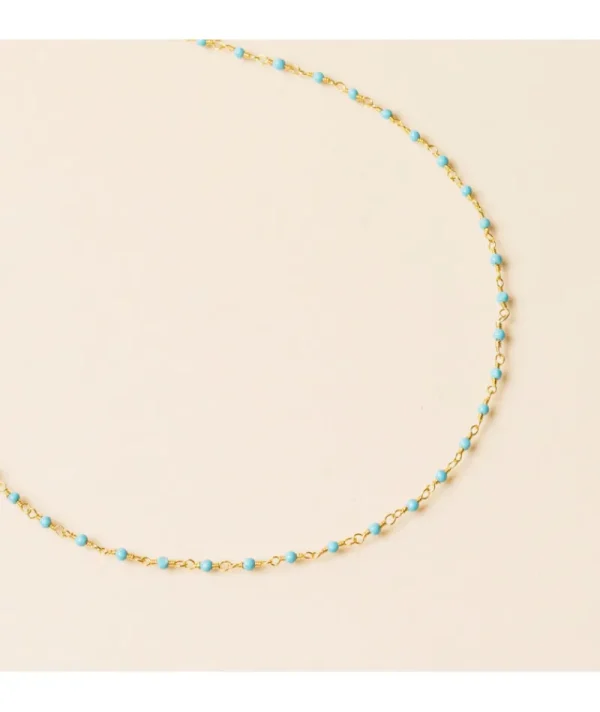 Collier inde enfant turquoise^Une A Une Clearance