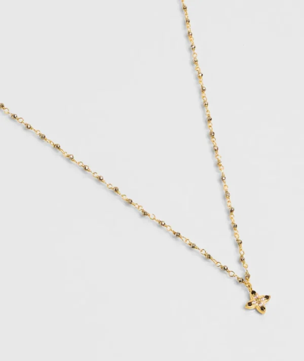 Collier Inde Flower Pyrite^Une A Une Outlet
