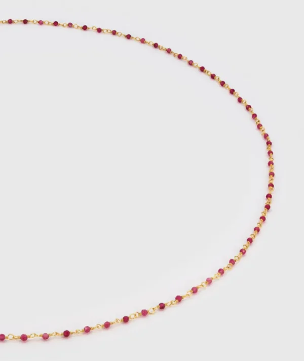 Collier inde framboise^Une A Une Outlet