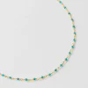 Collier inde lagon turquoise^Une A Une Sale