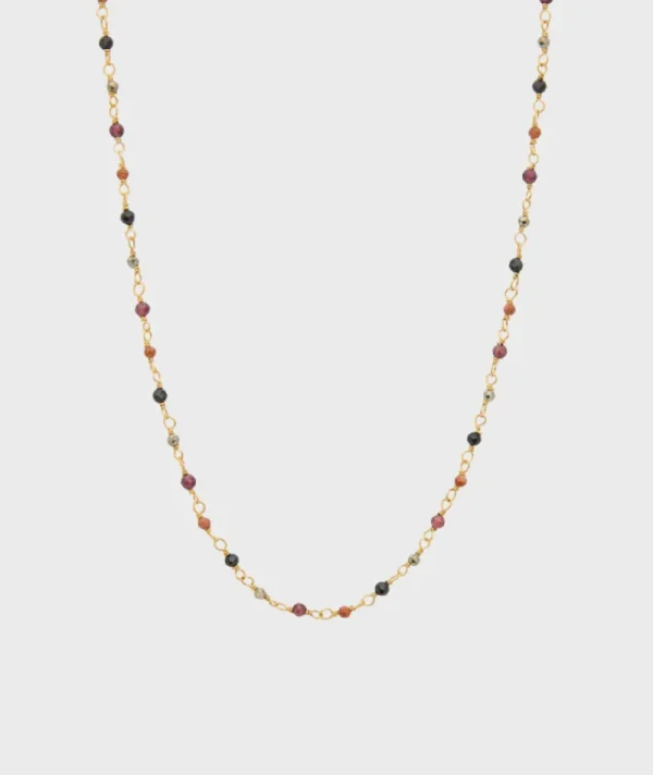 Collier Inde Multi Noir^Une A Une Clearance