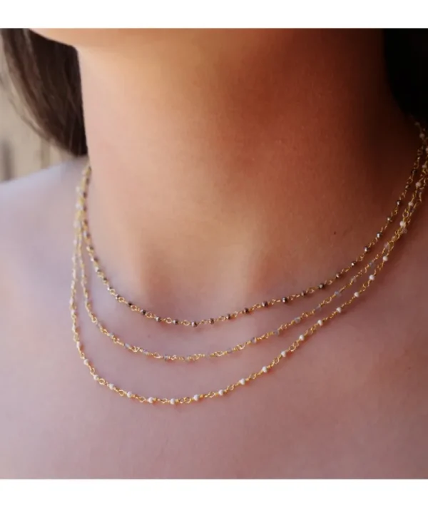 Collier inde pyrite^Une A Une Hot