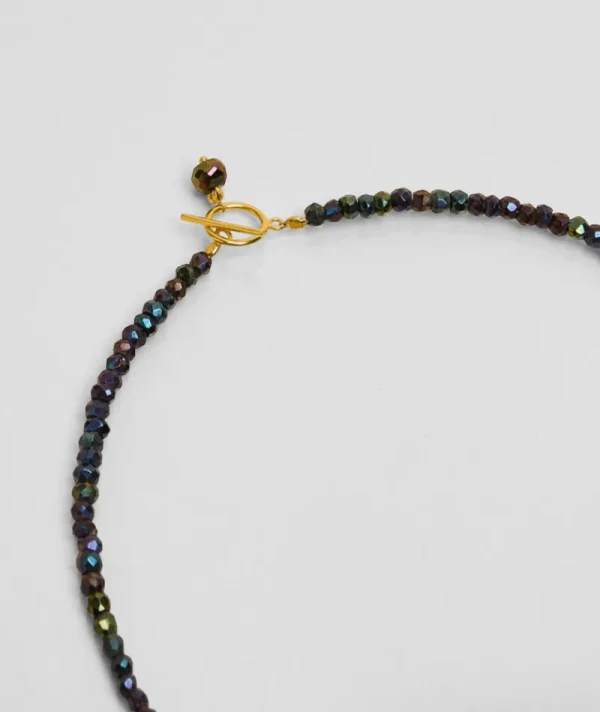 Collier Isis Pyrite Verte^Une A Une Hot