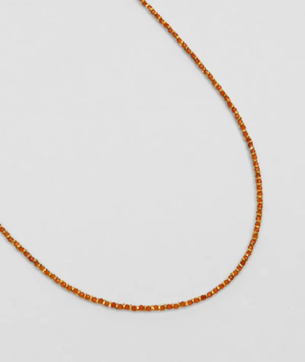 Collier Jaipur Agate Rouge^Une A Une Discount