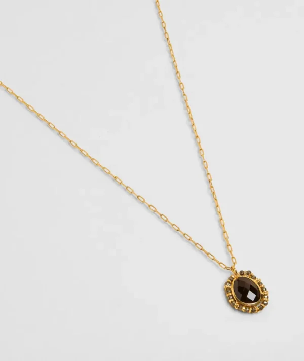 Collier Jaipur Blossom Noir^Une A Une Sale