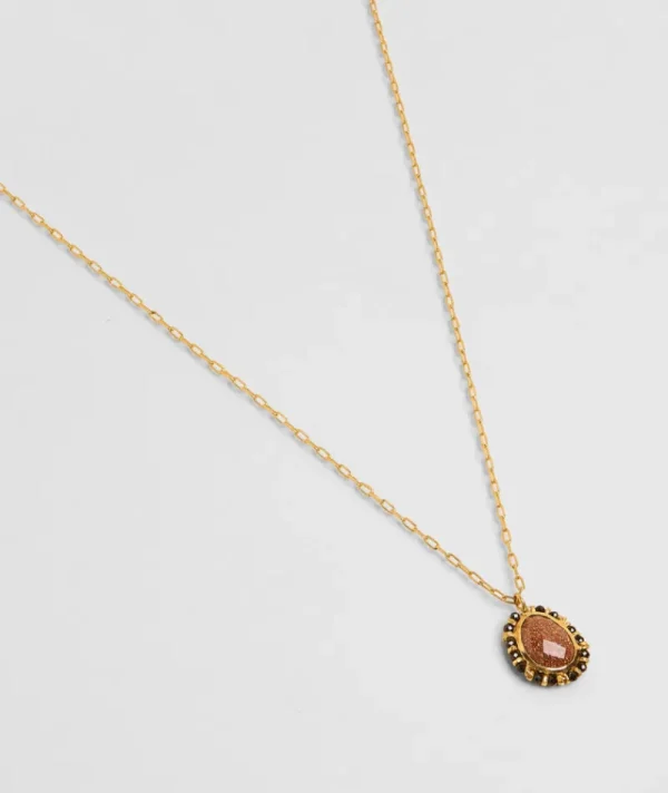 Collier Jaipur Blossom Pierre De Soleil^Une A Une New