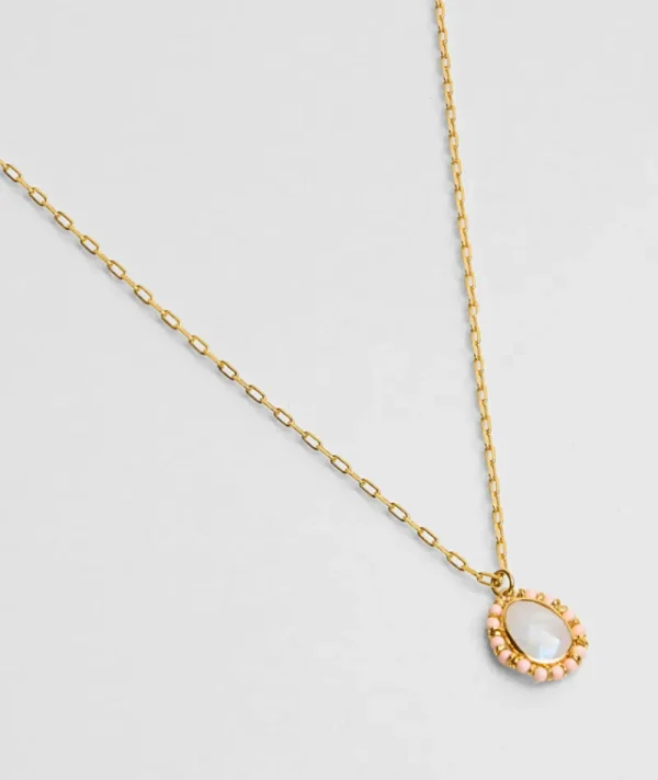 Collier Jaipur Blossom Pierre De Lune^Une A Une Discount
