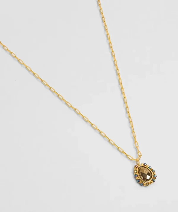 Collier Jaipur Blossom Pyrite^Une A Une Clearance