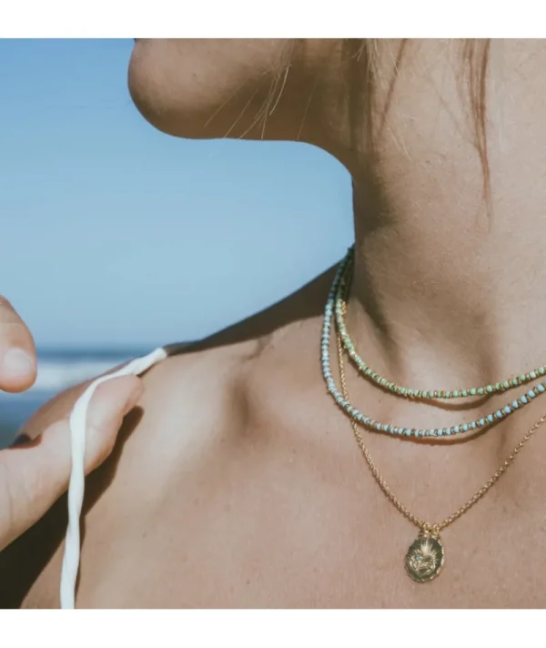 Collier jaipur chrysoprase^Une A Une Sale