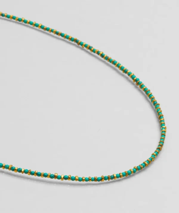 Collier jaipur lagon turquoise^Une A Une Fashion